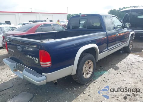 2004 Dodge Dakota Slt from USA, damaged, VIN 1D7GL42K84S548808
